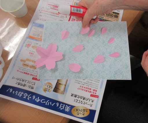 お花見会をしました!(^^)!