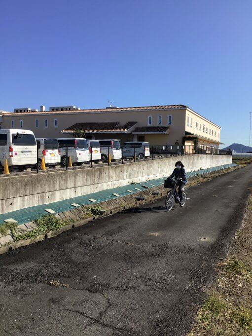 自転車で走るケアマネ🚴