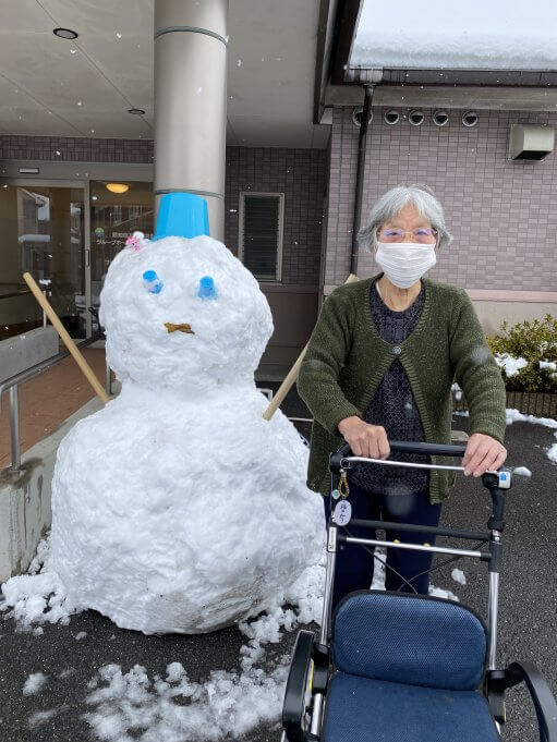 大雪❄で雪だるま⛄