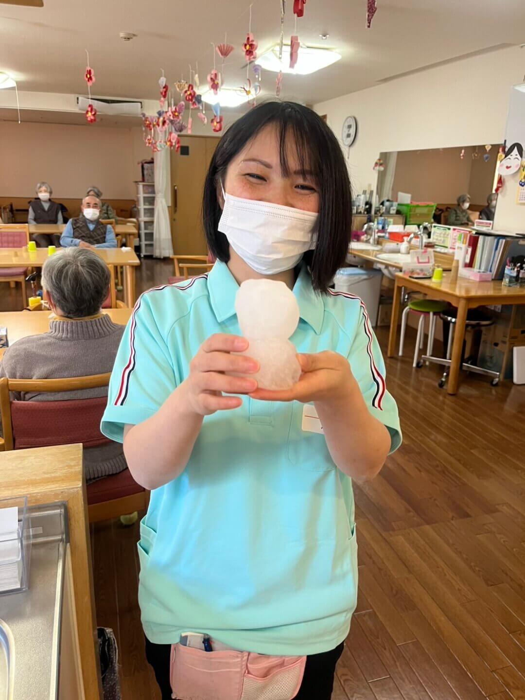 節分会で鬼はそと！福はうち！