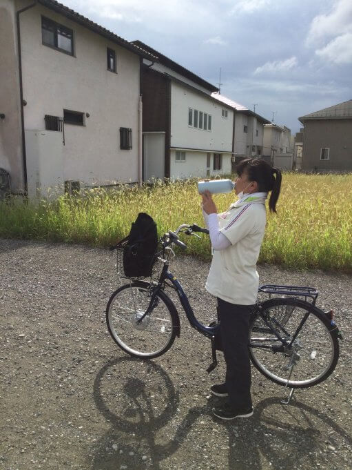 水分補給しながら訪問しています😁