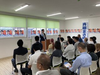 斉藤まさゆき理事長in岐阜